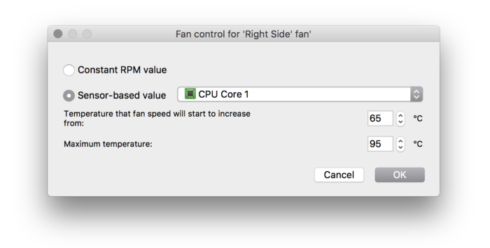 Macs Fan Control keeps your Mac cool (but noisy)